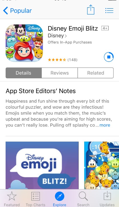 Emoji blitz on app store 