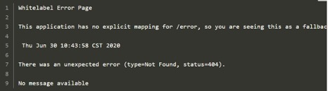 Explicit mapping error statement