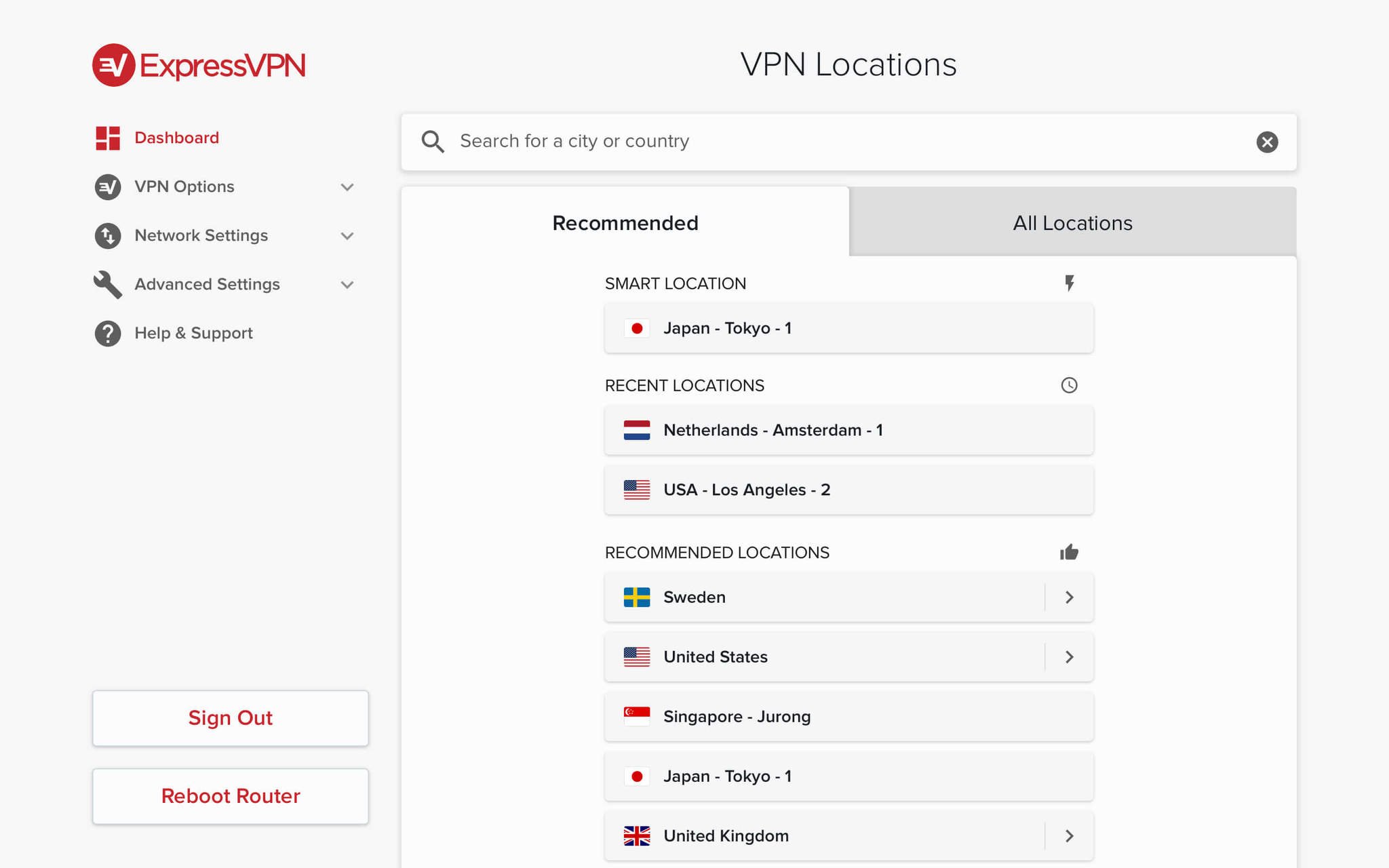 location set to US on vpn - Sling TV error solution