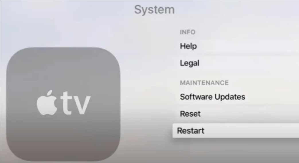 System restart Mac