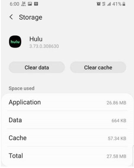 Clear-hulu-app-cache