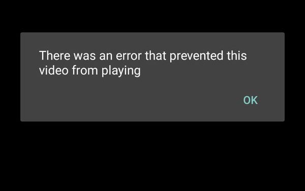 ESPN error playing video 