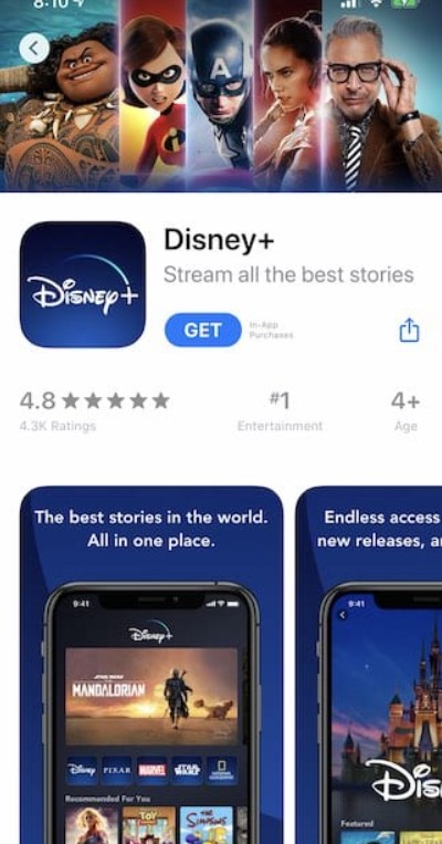 Install Disney Plus App