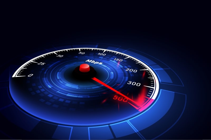 Internet speedometer