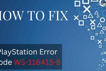 PlayStation Error Code WS-116415-8
