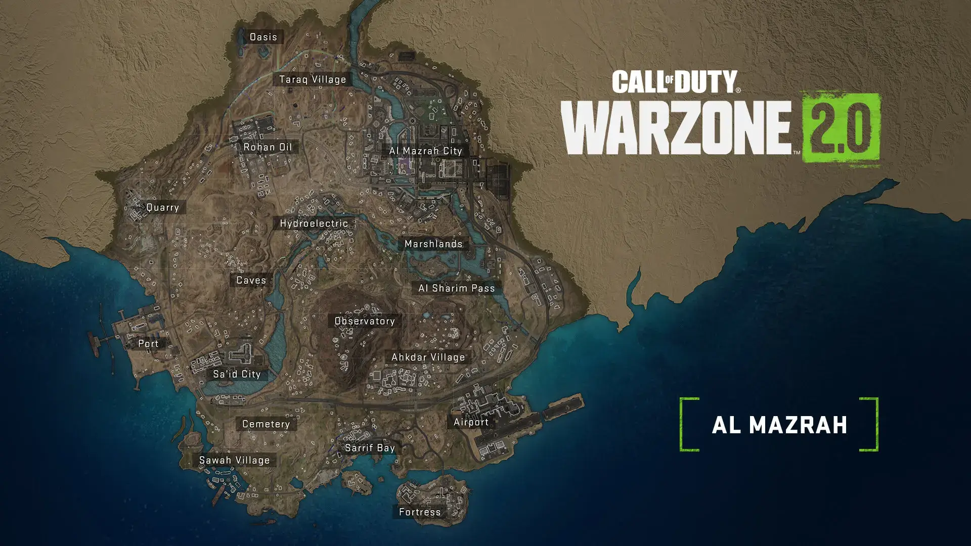 Al Mazrah will be the first battle royale map in Warzone 2