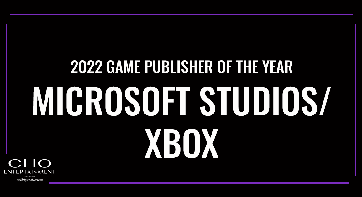 Clio Entertainment awards 2022 recognizes Microsoft studios as the game publisher of the year