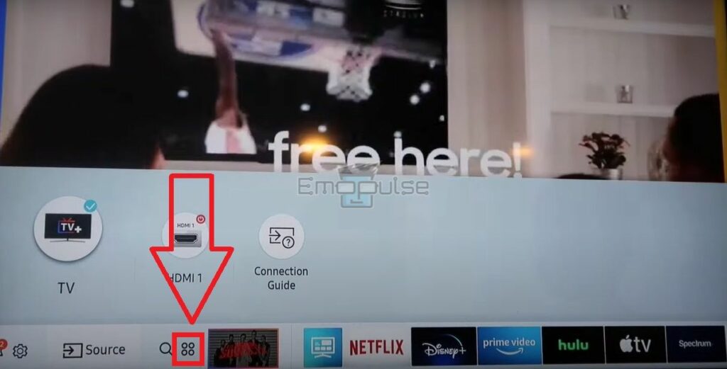 image of apps in tv