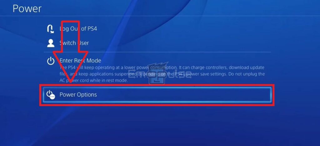 how to restart ps4