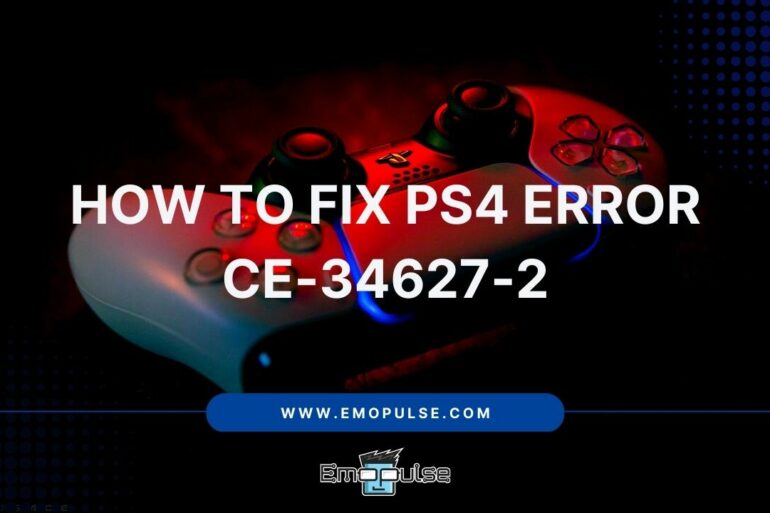 PS4 Error CE-34627-2