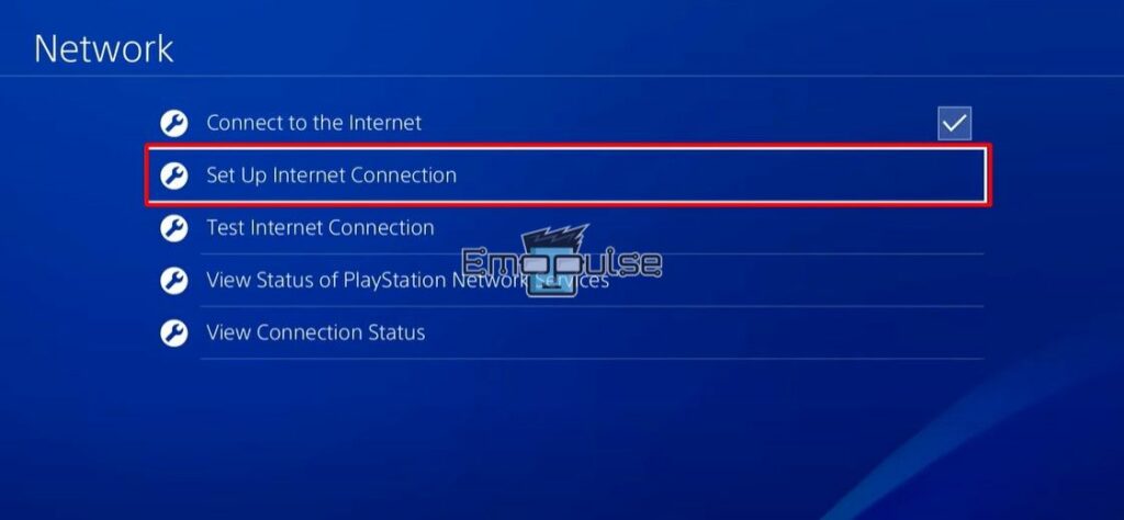 Set Up Internet Connection