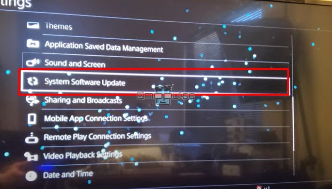 System Software Update for PS4 Error CE-38706-4