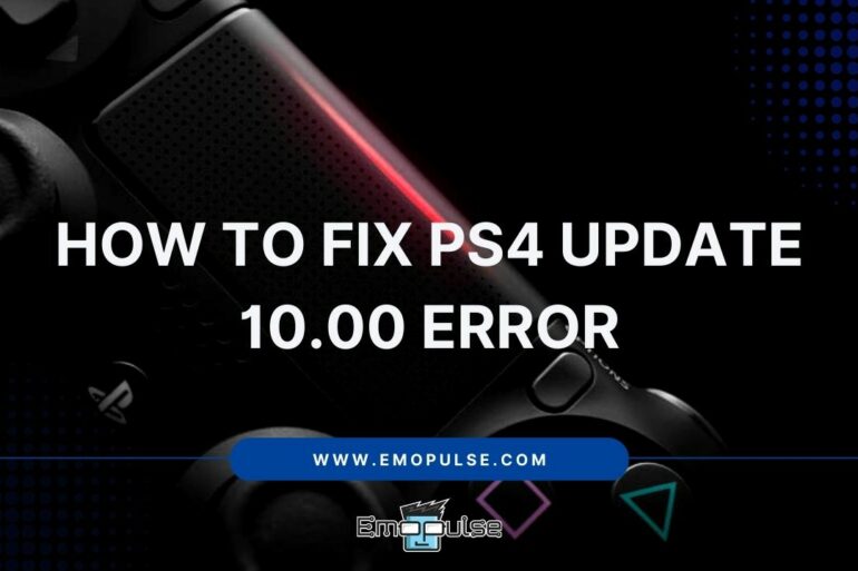 PS4 Update 10.00 Error