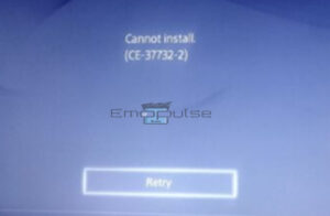 PS4 Error CE-34627-2