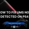 UMS Not Detected On PS4