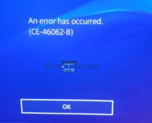 PS4 Error CE-46062-8