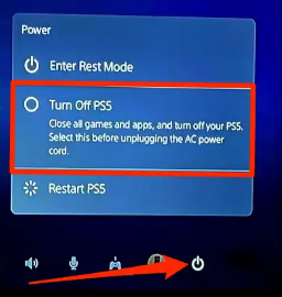 how to restart ps5