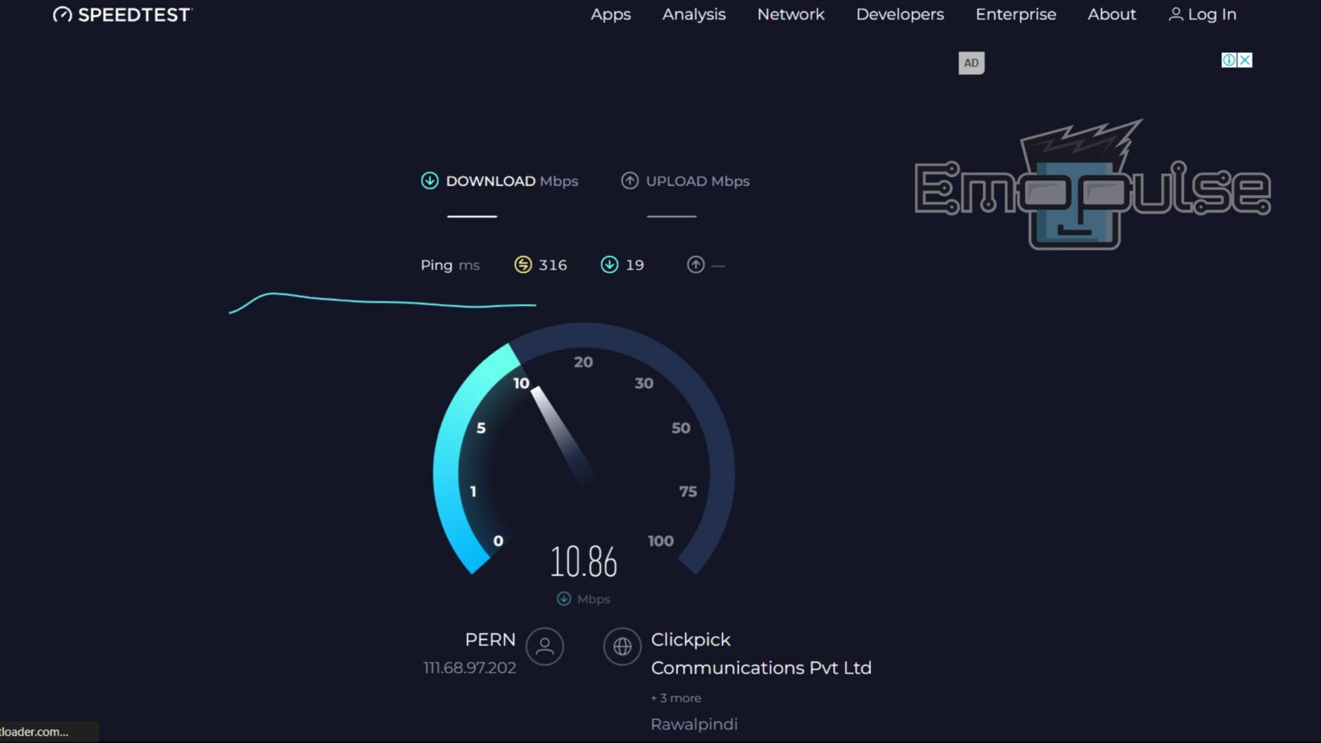A Speed Test like Speedtest.net or Fast.com can tell you that whether your internet connection is enough for smooth Hulu streaming