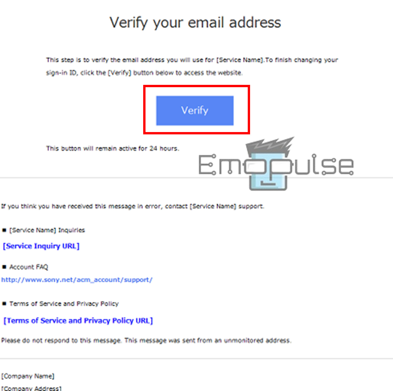 image of Verify your email address