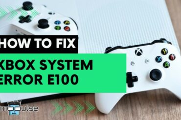 Xbox System Error E100