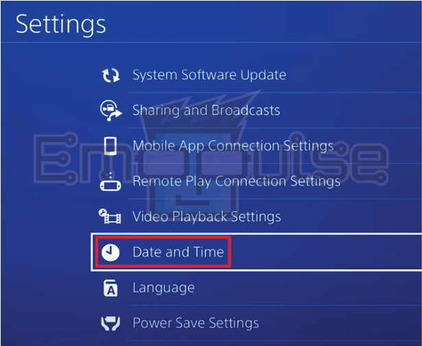 Date and time settings option (Image credits: Emopulse)