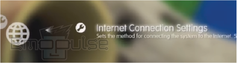 Internet connection settings option in PS3 (Image credits: Emopulse )