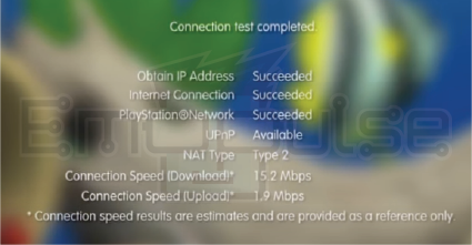 Showing succeeded & download speeds (Image credits: Emopulse)