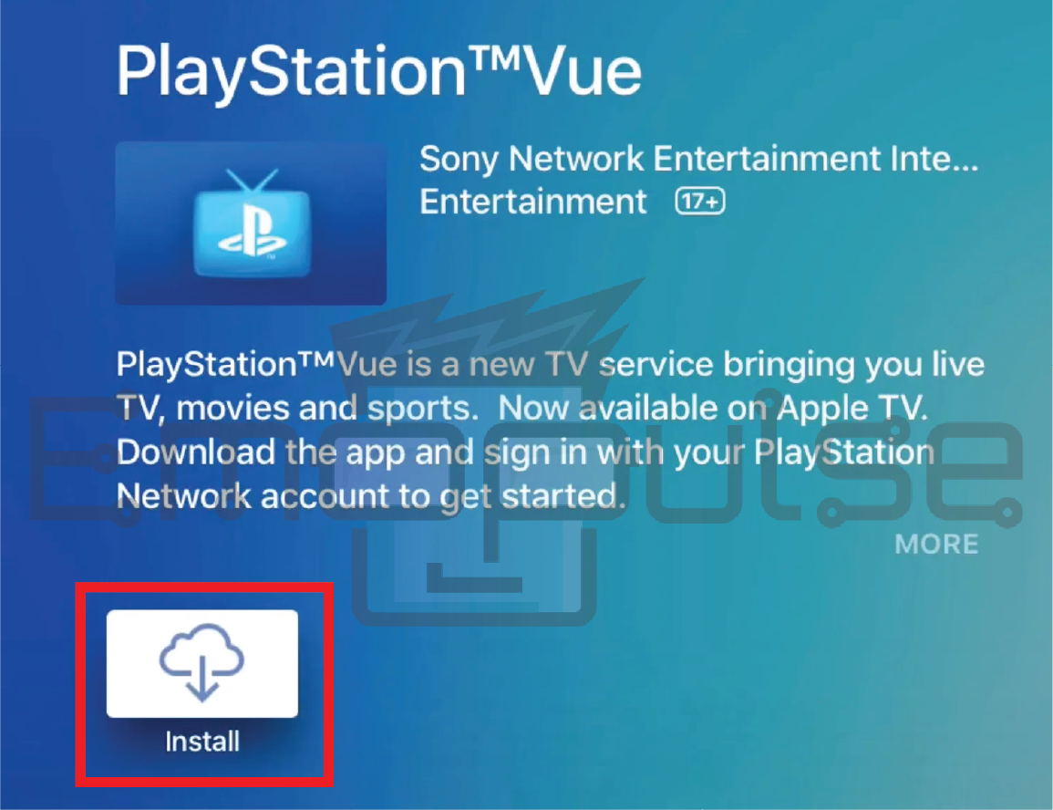 PlayStation Vue app (Image credits: Emopulse)