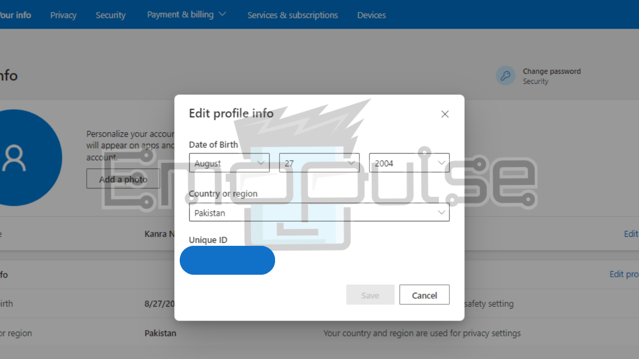 Edit profile age- Xbox Error Code 0x87e00196 solution