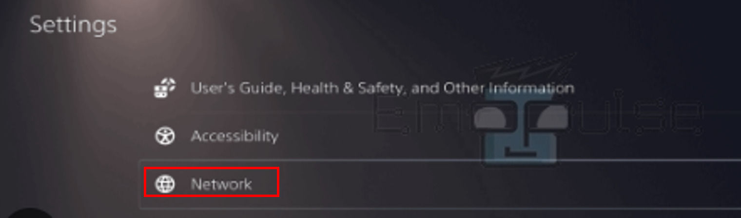 Settings - PS5 error code CE-112840-6 solution