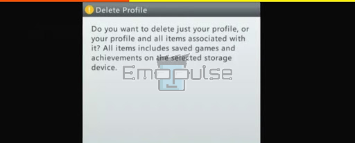 Image of Delete profile 