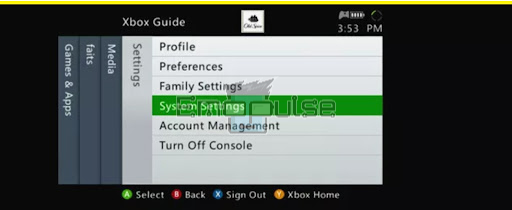 Image of System Settings 