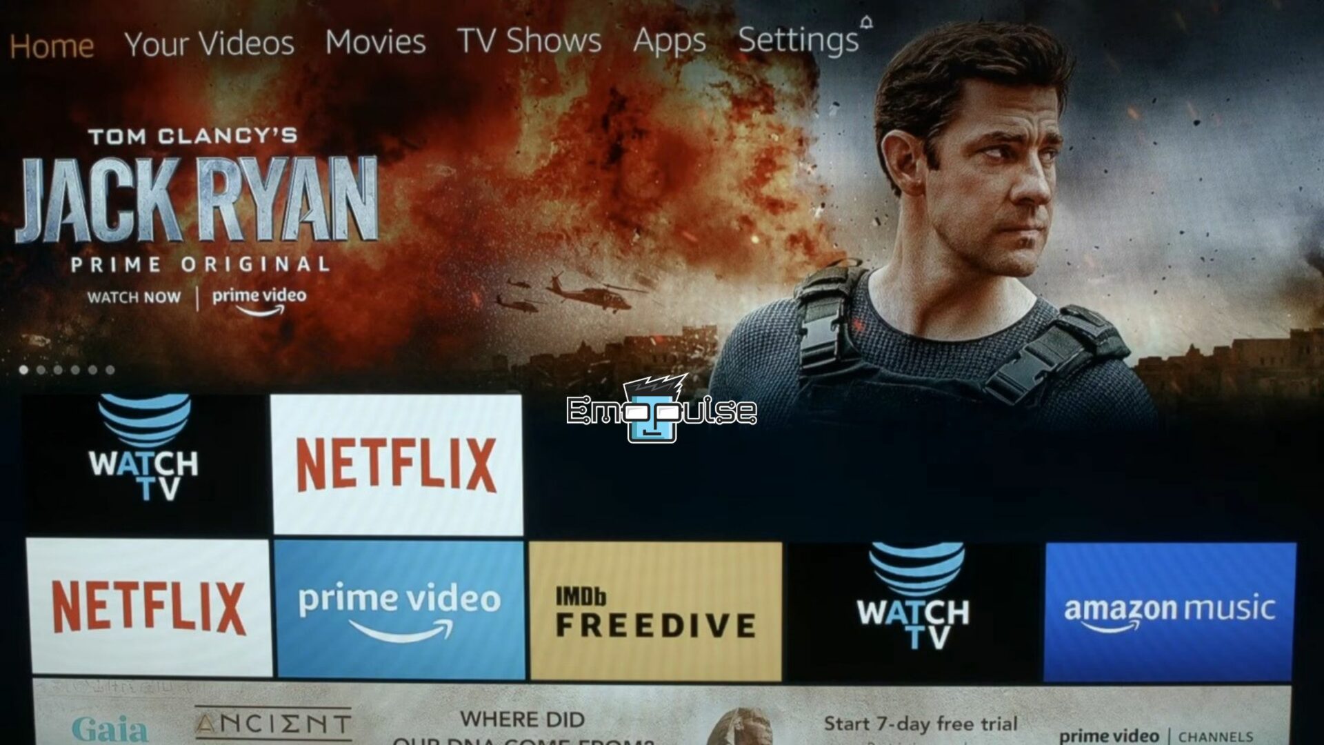 Amazon Firestick Homepage