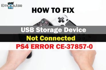 PS4 USB not connected error. (Image credits: emopulse)