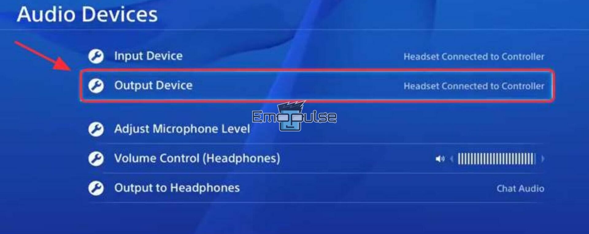 Audio Devices Settings in PlayStation how to connect unsupported bluetooth to ps4