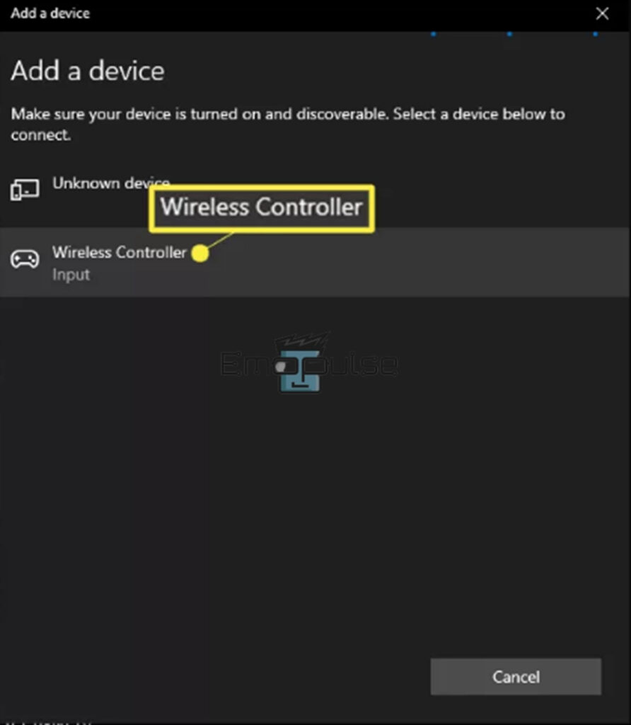 Reconnect PS4 controller