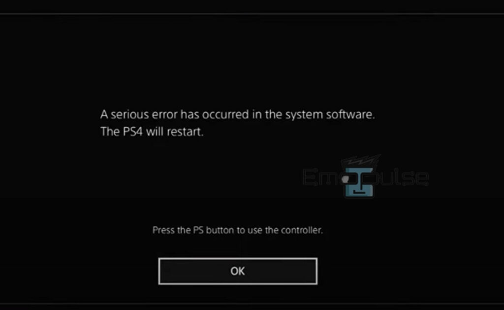 Error Has Occurred In The System Software