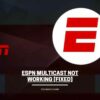 espn multicast not working error cover