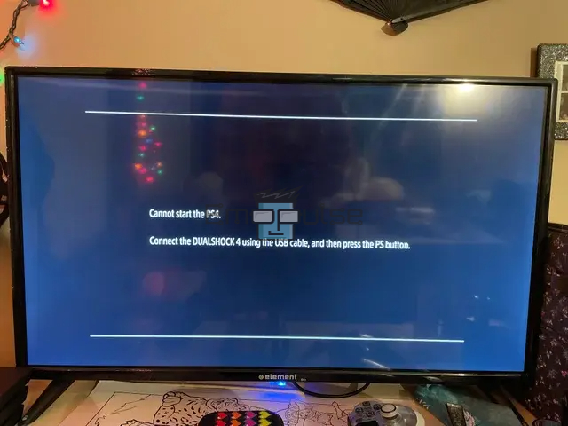 image of cannot start ps4 error +