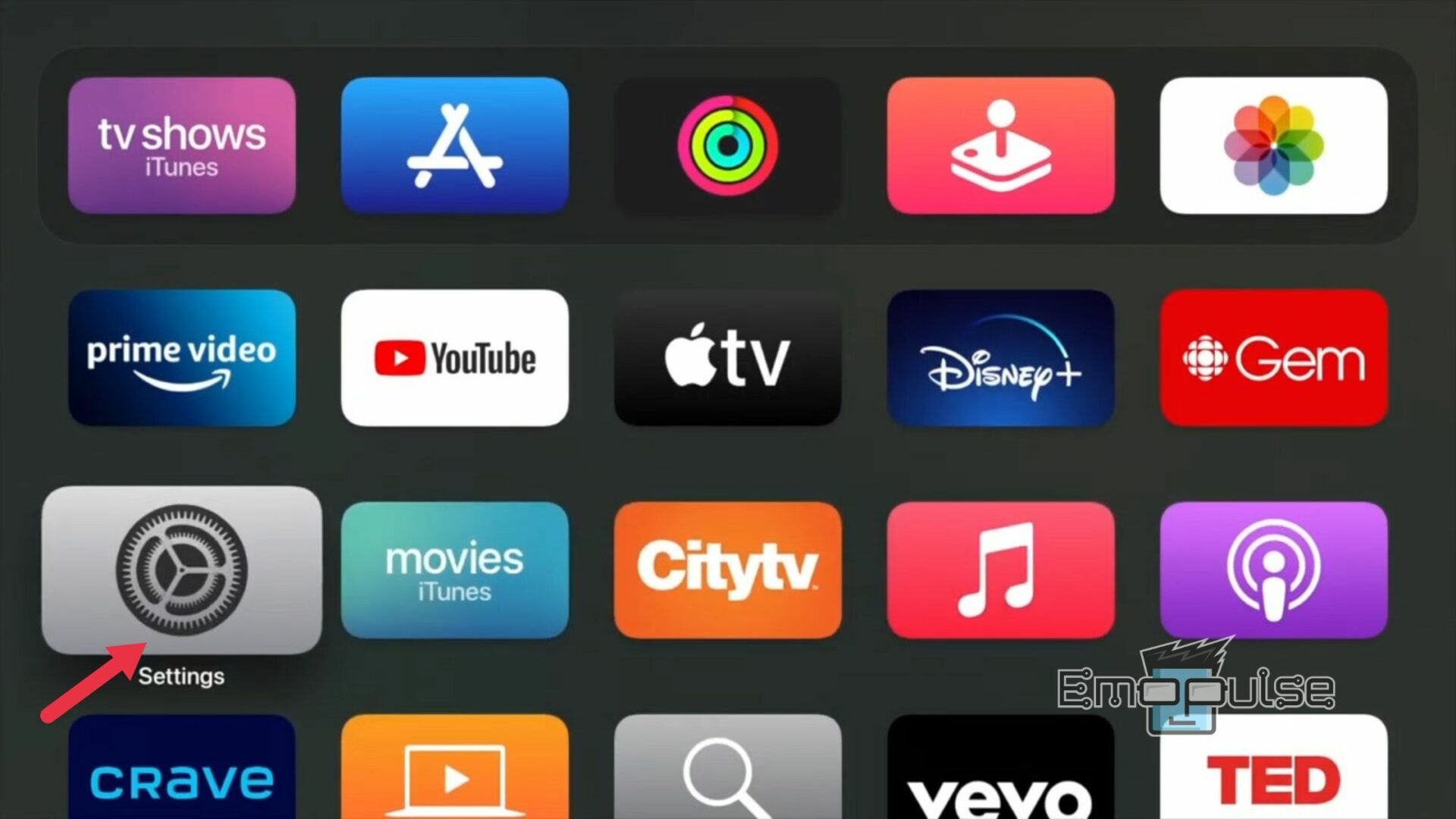 Apple TV Main Page