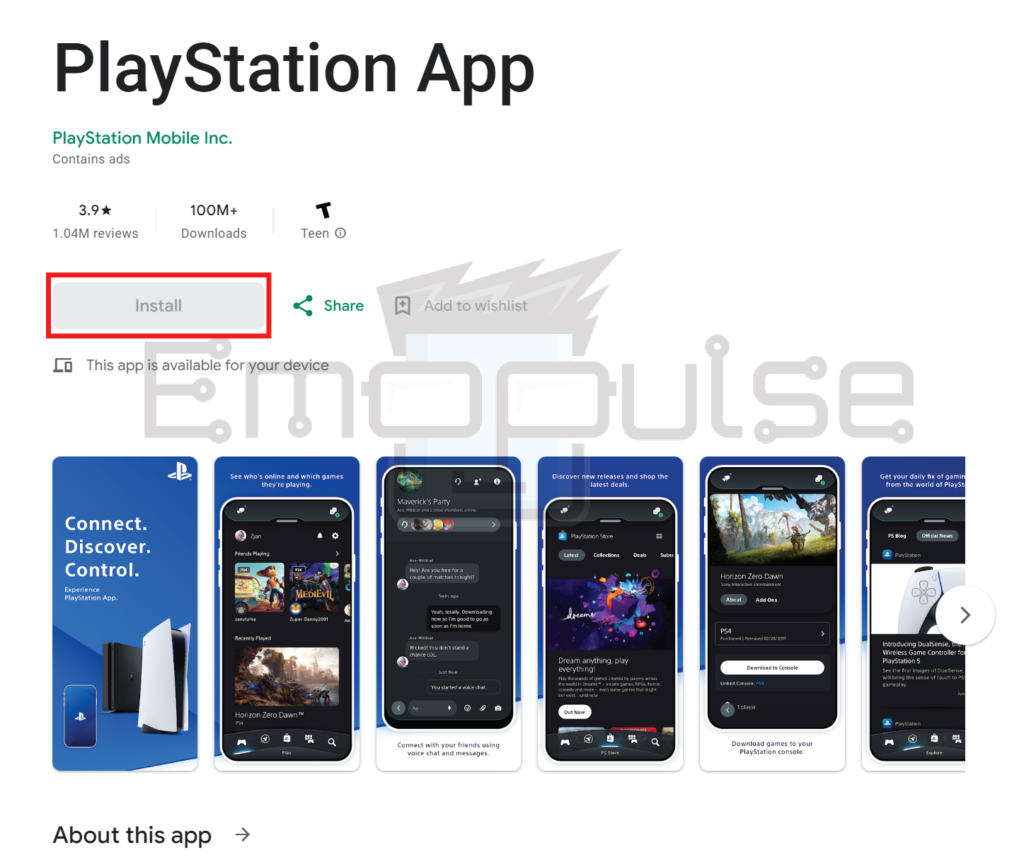 PlayStation App on your smartphone or tablet to streamline your gaming setup