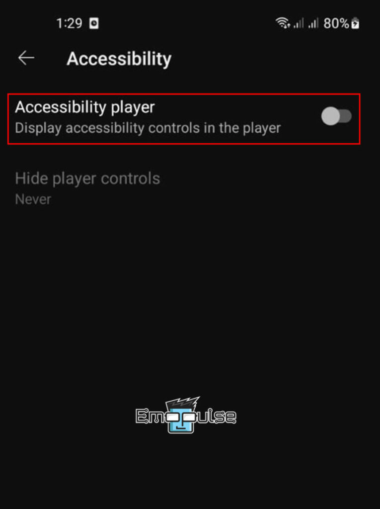 Accessibility Features - Image by Emopulse
