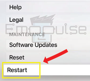 Chose Restart, then make sure if Hulu app is running – Image Credit (Emopulse)