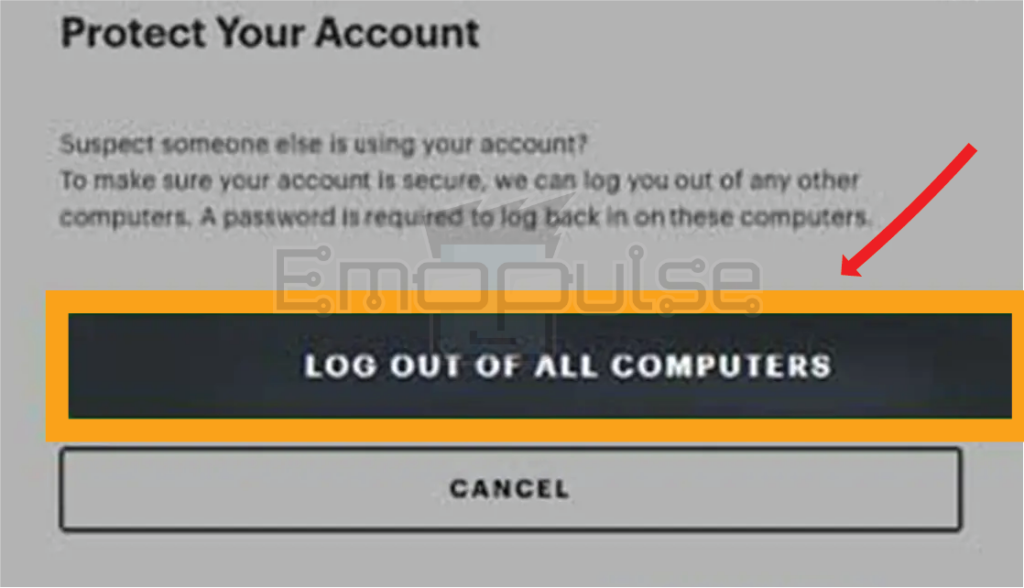 Log Out Of All Devices – Image Credit (Emopulse)