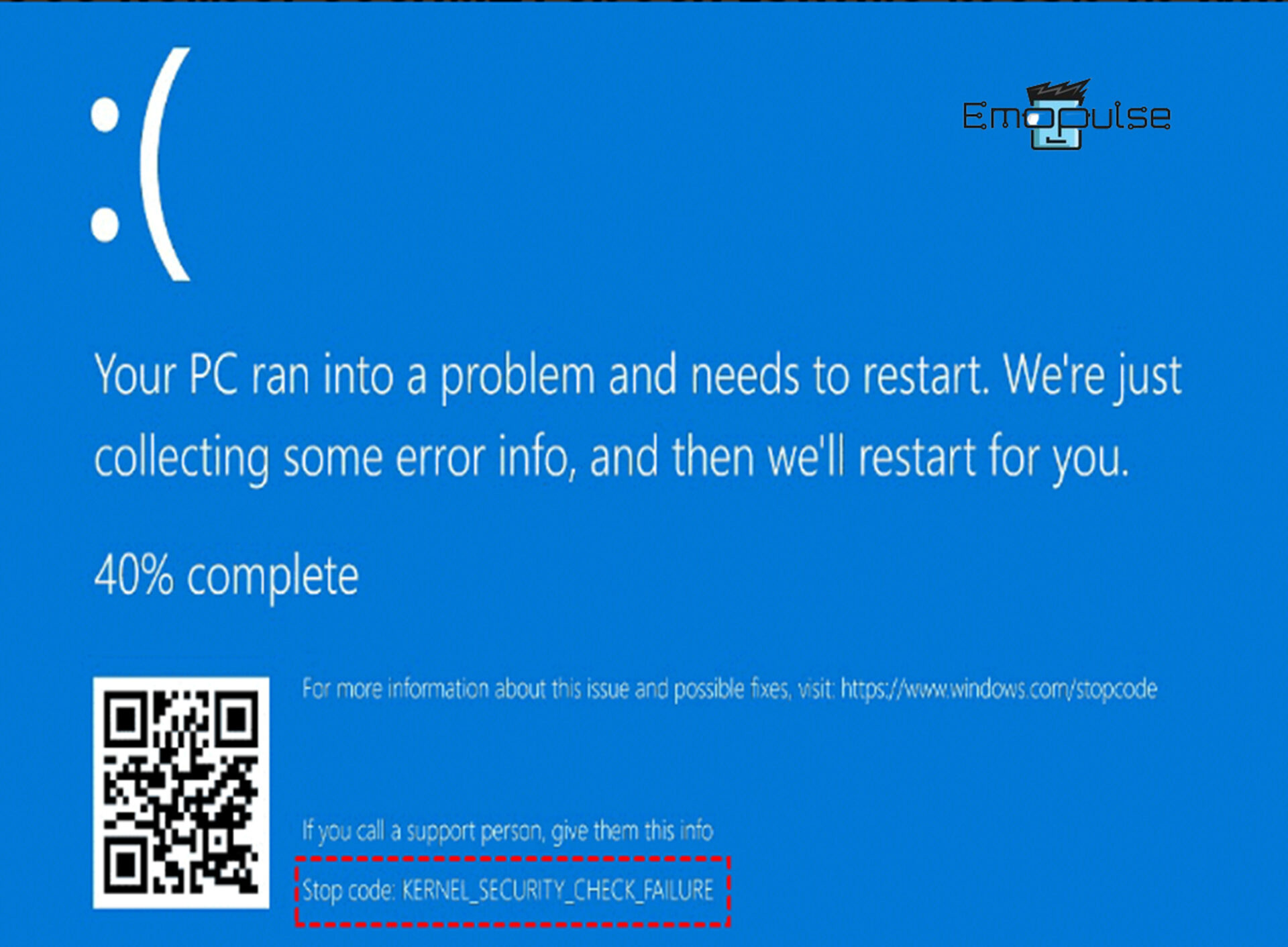 Kernel Security Check Failure Windows 11