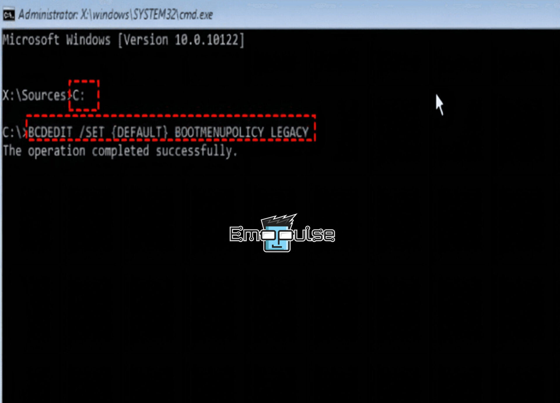 Activate legacy advanced boot menu for resolving Kernel Security Check Failure error